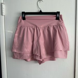 Yogalicious Blush Layered Women's Shorts